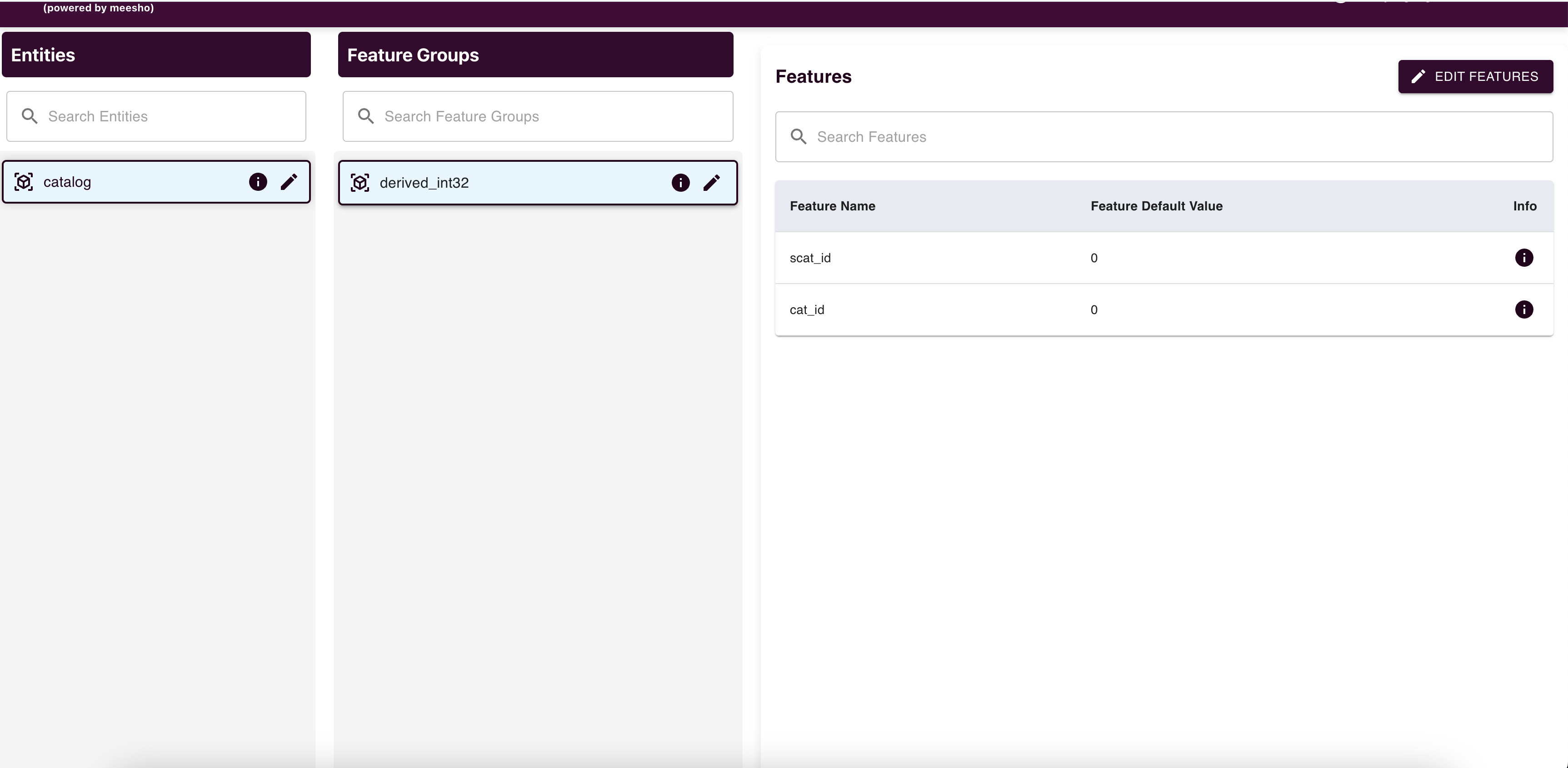 Feature Discovery Landing Page
